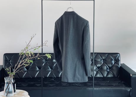 saint laurent check set up suit