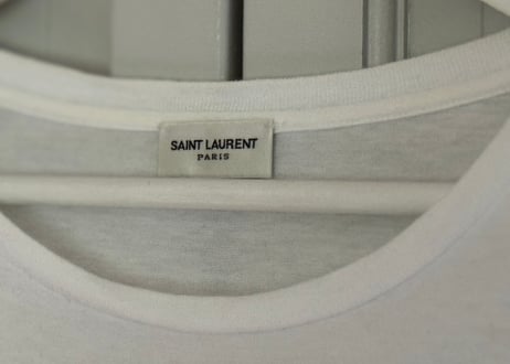 saint laurent logo tops