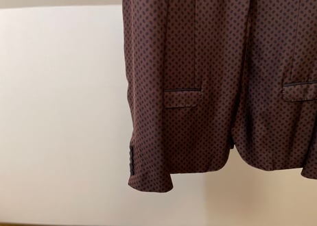 gucci silk jacquard jacket dead stock