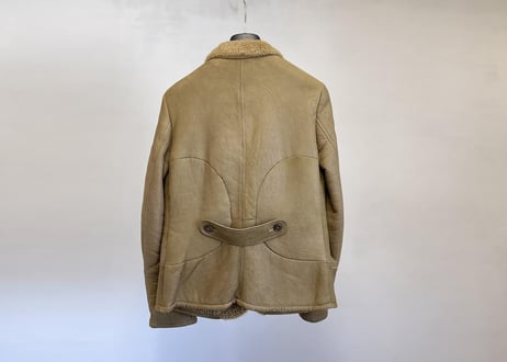 jilsander mouton leather coat
