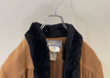 70s yves saint laurent made in Flance loing coat