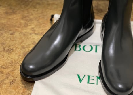 bottega beneta 2020aw side gore green boots dead stock 43