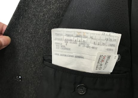 gianni versace chesterfield coat