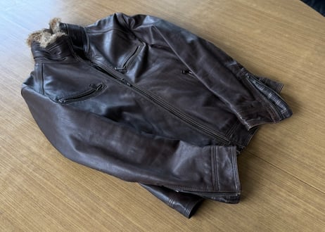 burberry leather jacket