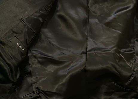 gucci silk jacket dead stock