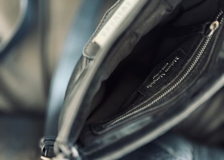 maison margiela glam slam leather flap shoulder bag