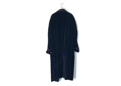 70s guccci velvet long coat dead stock