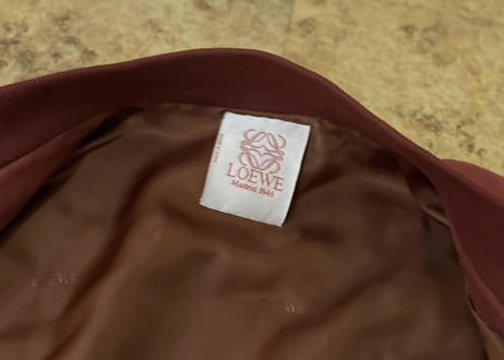 80s loewe leather blouson