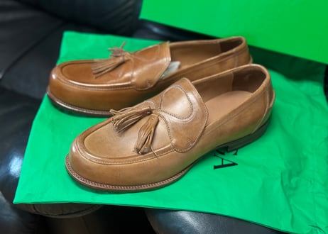 bottega veneta 2025 leather loafers dead stock