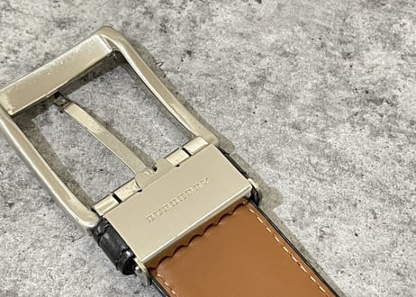 burberry leather belt