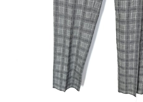 2019ss maison margiela gray check trousers dead stock