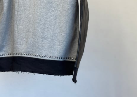 just cavalli studs leather switch jackert dead stock