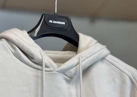 jilsander ”Meier 期” oversized logo hoodie