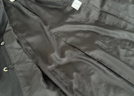 chanel tweed double coat