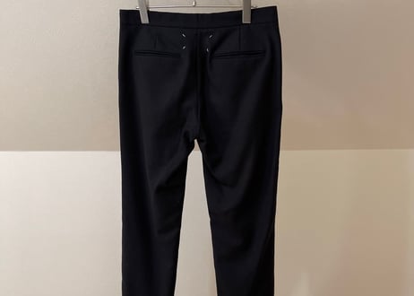maison margiela 2017aw eazy black trousers