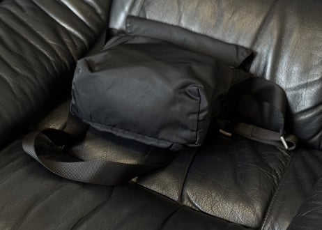 prada nylon logo shoulder bag