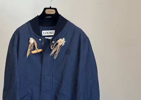 loewe anagram logo tassel jacket dead stock