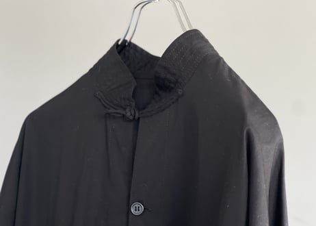 y's bang on over size china shirt coat