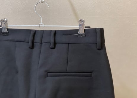 mm6 maioson margiela 2020aw hem slit trousers 40 dead stock