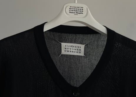 maison margiela long cardigan