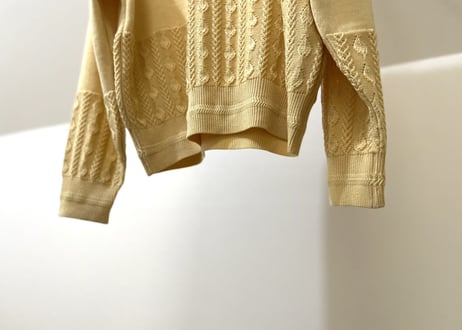 lanvin yellow knit