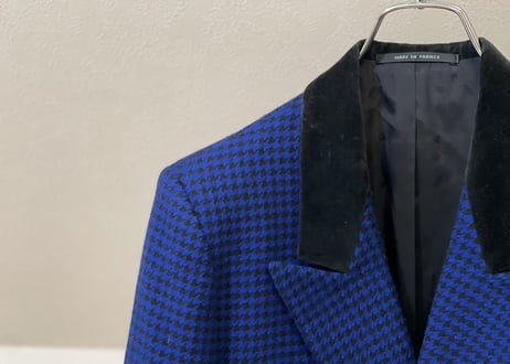 80-90s made in Flance tweed jacket dead stock