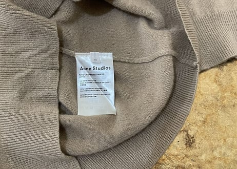 acne cashmere knit
