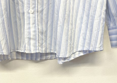 hermes serie  button stripe shirt