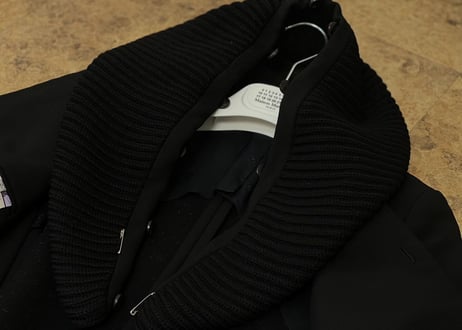 maison margiela 2011aw double no collar jacket