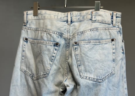 mm6 maison margiela "aids" 再構築 denim pants