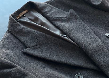 90s cashmere wool double long coat