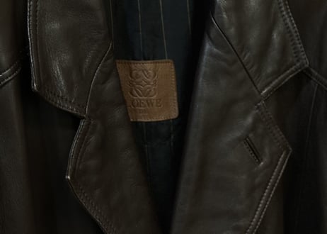 loewe leather coat