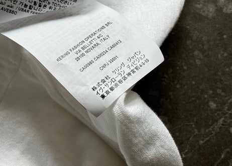 saint laurent 2020ss logo tops