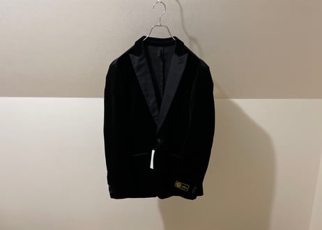 monsieur nicole velour tuxedo jacket dead stock