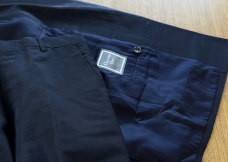 dior double set up suit