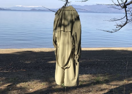 90s hiroko koshino trench coat