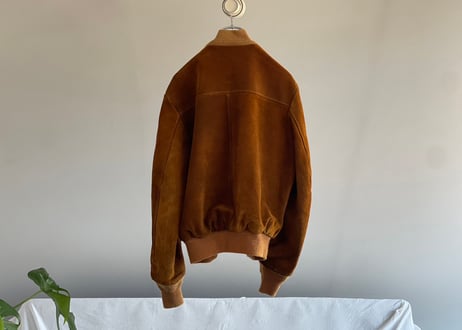 schott suede blouson made in USA