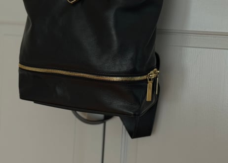 alexander mcqueen leather bag pack