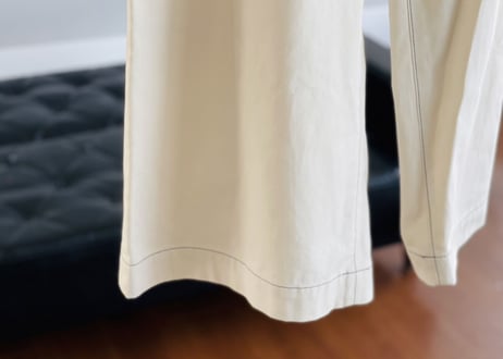 kanizsa drawstrings tack wide pants dead stock