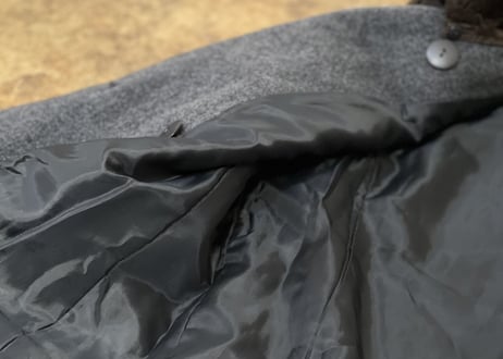 90s boa long coat