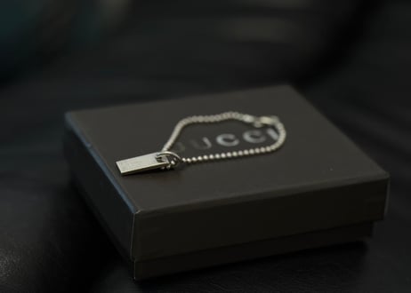 gucci silver bracelet