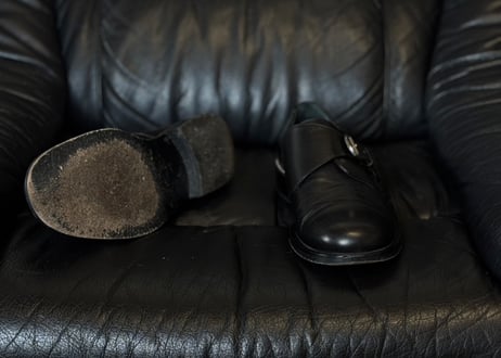 gianni versace studs leather shoes