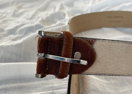 dolce & gabbana leather belt