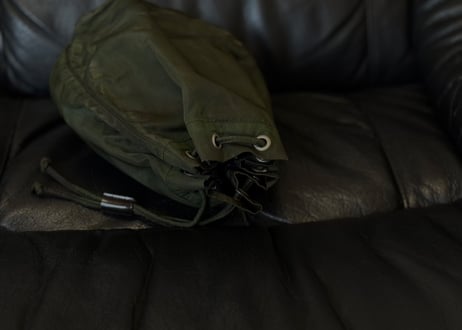 prada nylon logo "巾着" bag