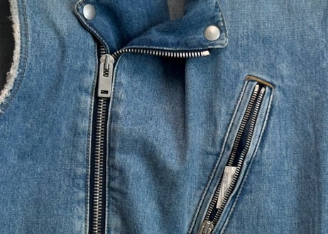 maison margiela sleeveless denim jacket