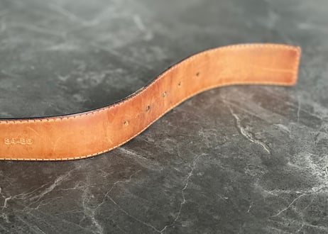 loewe anagram leather belt