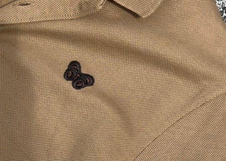 bottega veneta by "thomas meier" butterfly polo shirt