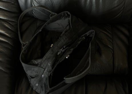 jilsander nylon rogo bag