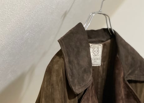 loewe leather coat