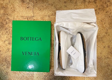 bottega veneta 2019aw leather sneakes white 42 dead stock